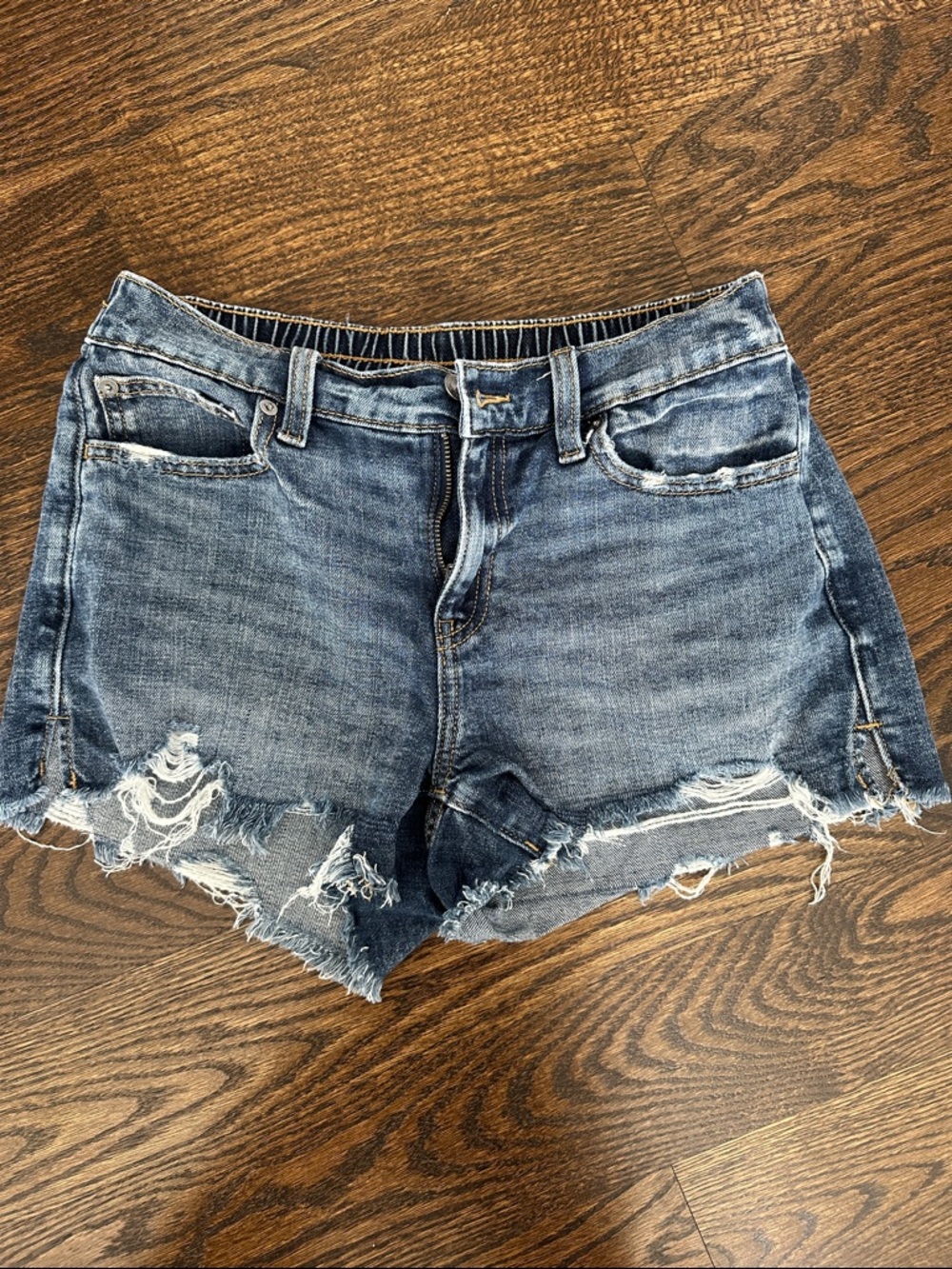 aerie Distressed Denim Jean Shorts - Blue size XS